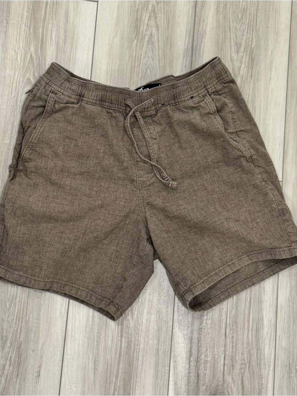 Hollister Brown Casual Drawstring Shorts